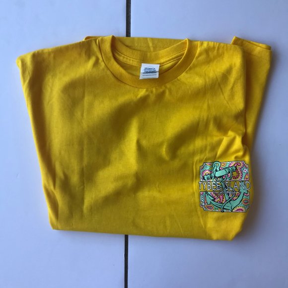 Tybee Island Georgia T Shirt Medium Beach Girl New - Picture 4 of 15